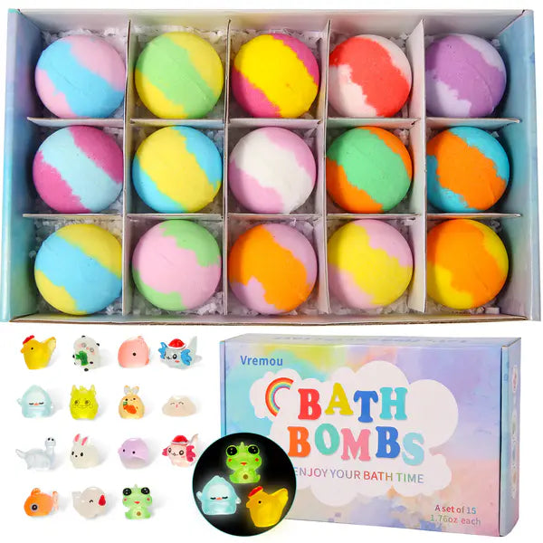 Bath Bombs for Kids with Surprise Toys Inside