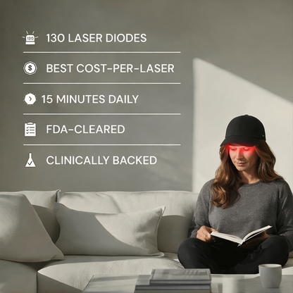 Red Light Therapy Cap for Hair Regrowth Treatments